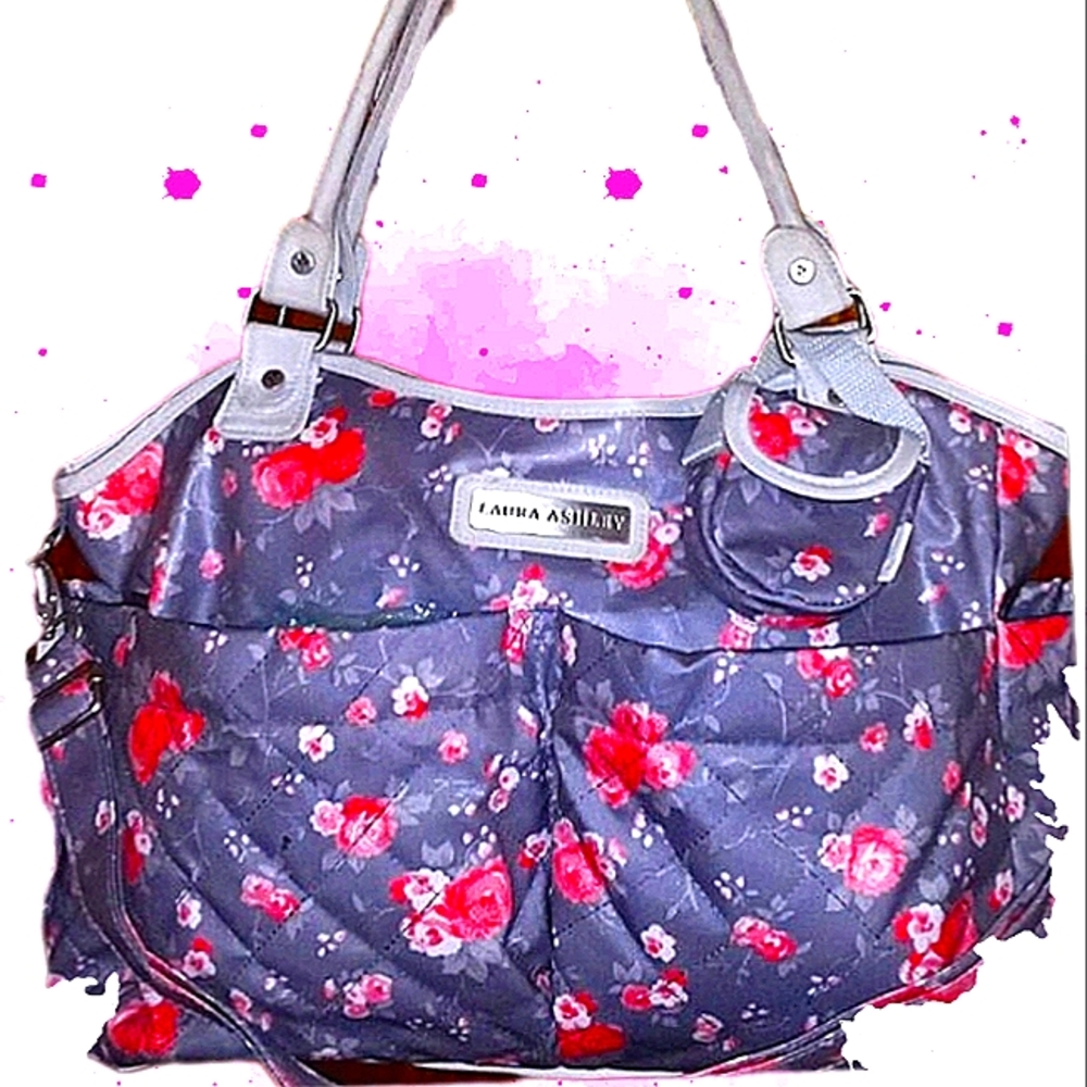Laura Ashley Floral Diaper Bag